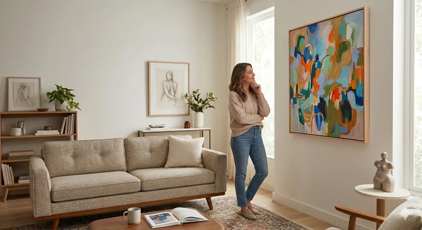 How to Choose Original Art for Home (image credit-gemini)