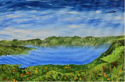 Original landscape painting by Vinay Sane