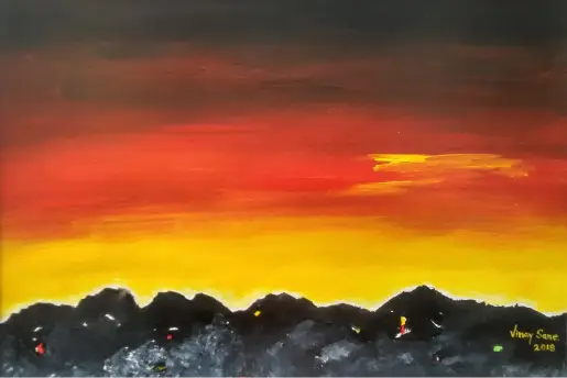 Sunrise over Coal Mines
