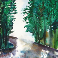 Blind-turn_16-x-20-inches_watercolor-on-paper